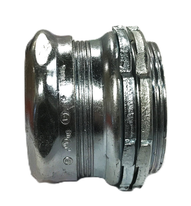 Unbranded 2 inch x 2 inch EMT Compression Fitting [Lot of 5] NOS