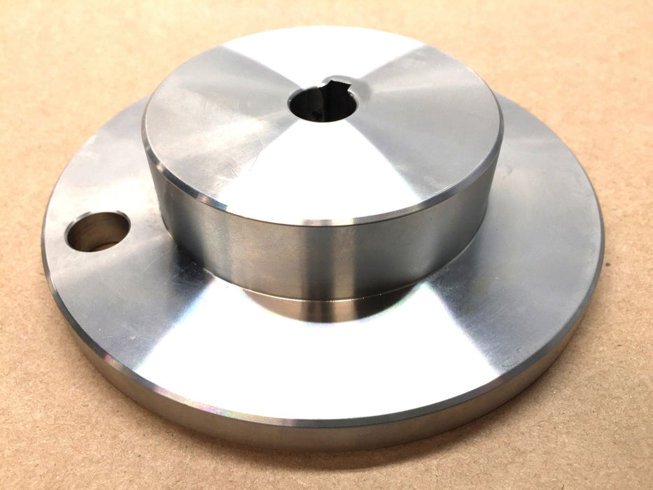 Marel 125mm Dia. Hub Hopper Drive Crank 13.95mm Bore w/Keyway 9838129 NOS