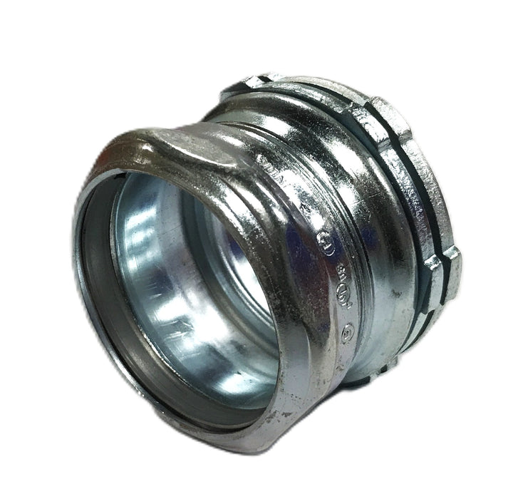 Unbranded 2 inch x 2 inch EMT Compression Fitting [Lot of 5] NOS