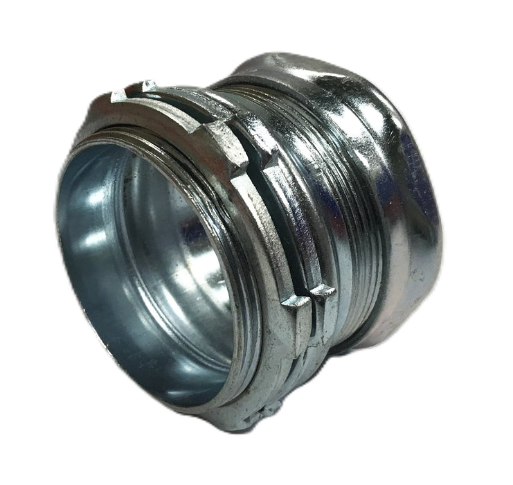 Unbranded 2 inch x 2 inch EMT Compression Fitting [Lot of 5] NOS