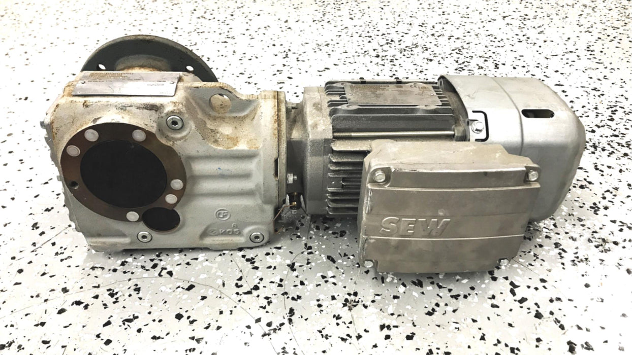 Sew-Eurodrive Gear Motor KF37 DRS71M4BE05HR (87.7332695901.0001.16.10) NOS