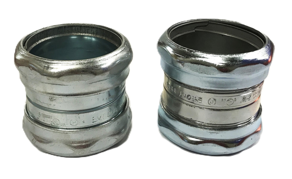 Raco 2-1/2 inch x 3-1/4 inch EMT Only Compression Fitting [Lot of 2] NOS