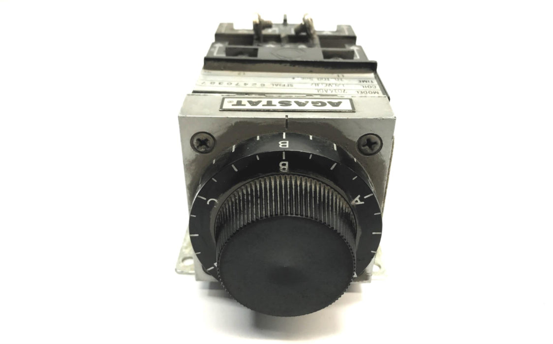 Agastat 120V 60Hz Time Delay Relay 7014ADL USED
