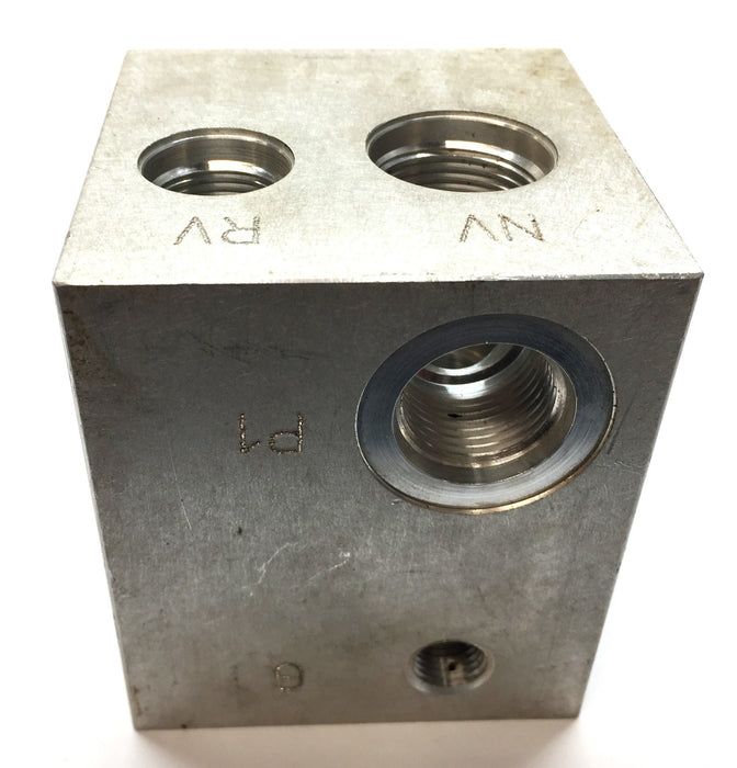 Flodyne Pneumatic Valve Block C23037 REV.0 NOS