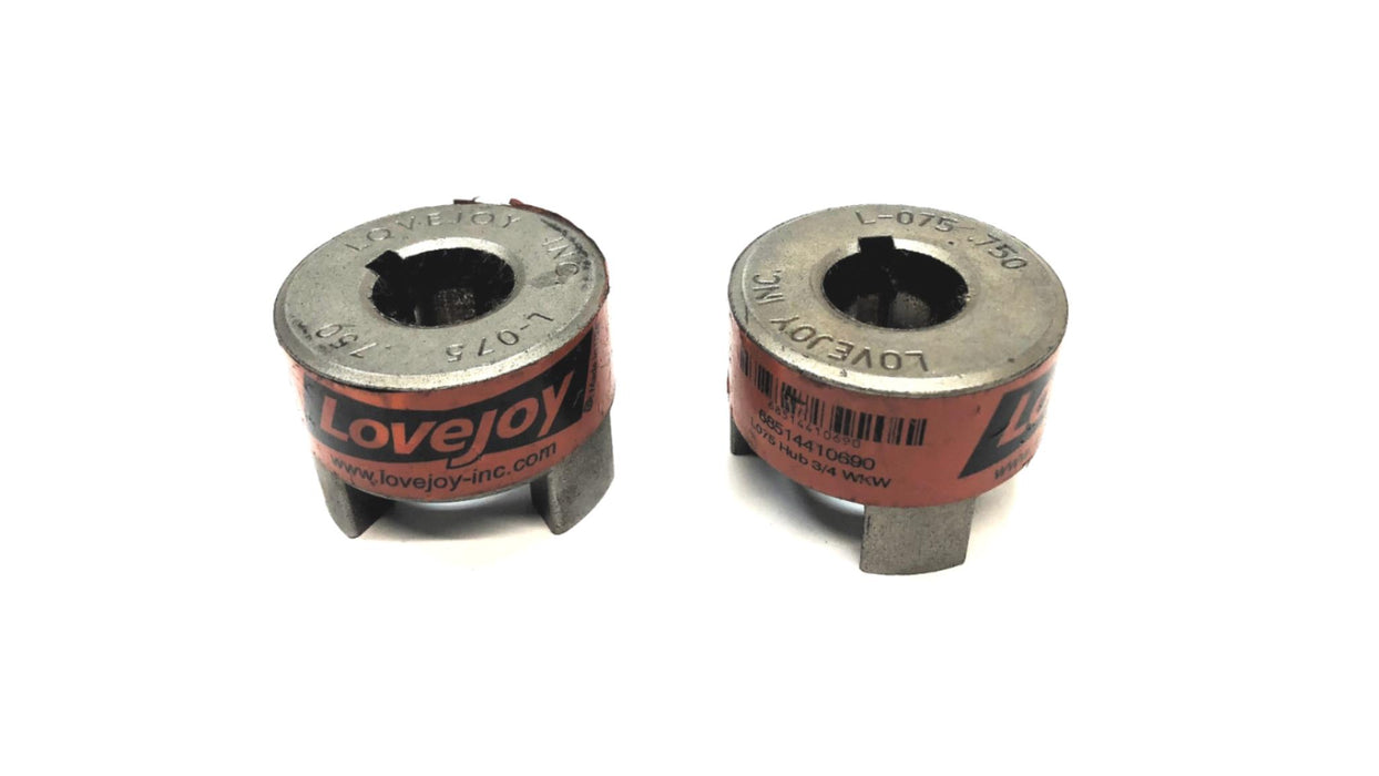 Lovejoy .750 Jaw Coupling Hub L-075 [Lot of 2] NOS