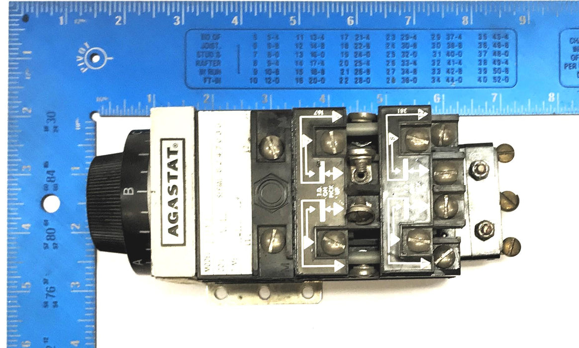 Agastat 120V 60Hz Time Delay Relay 7014ADL USED
