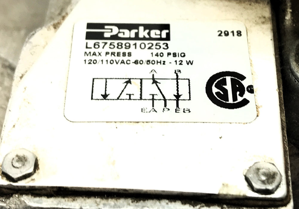 Parker Control Valve L6758910253 USED