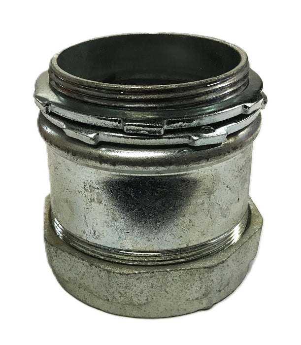 Unbranded 3 inch x 4 inch EMT Compression Fitting [Lot of 2] NOS