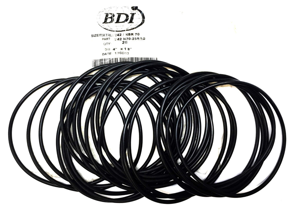 BDI 242/NBR 70 O-Ring Pack (24pcs) 242 N70-25BAG NOS