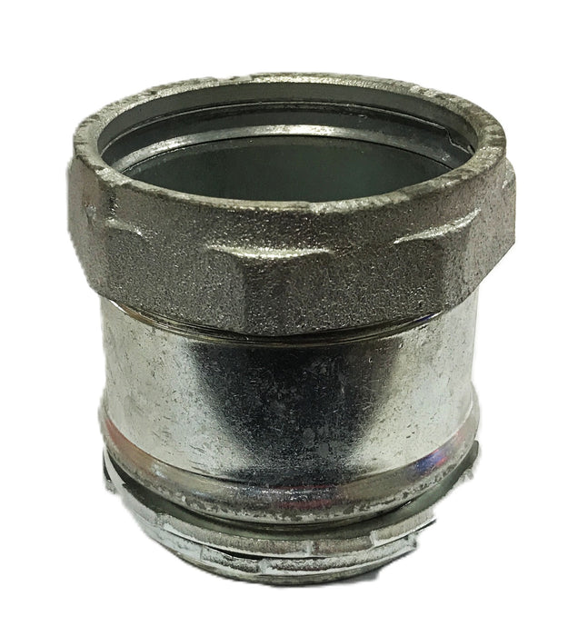 Unbranded 3 inch x 4 inch EMT Compression Fitting [Lot of 2] NOS