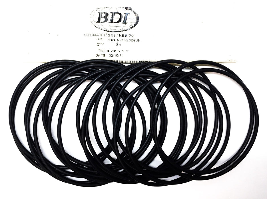BDI 241/NBR 70 O-Ring Pack (19pcs) 241 N70-25BAG NOS