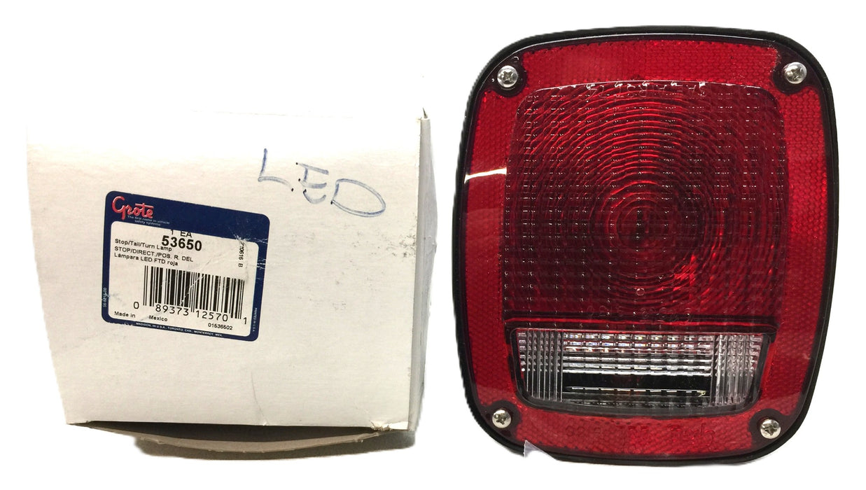 Grote Stop/Tail/Turn Lamp 53650 NOS