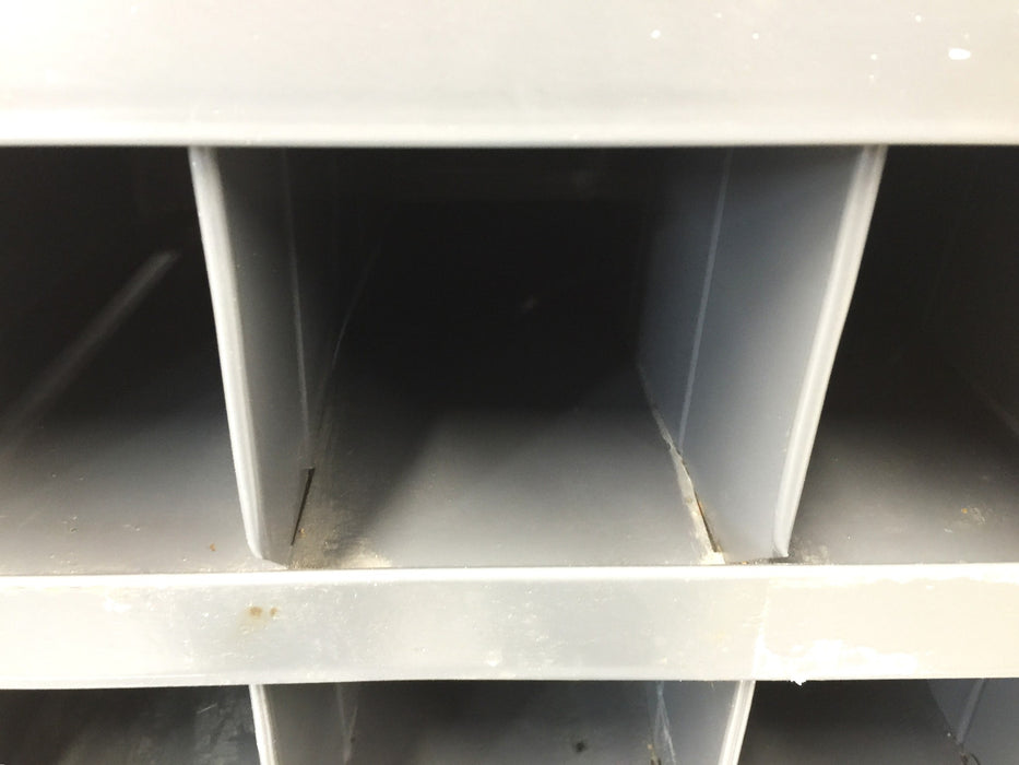 Durham 72 Compartment Metal Storage Shelf USED LOCAL PICKUP ONLY