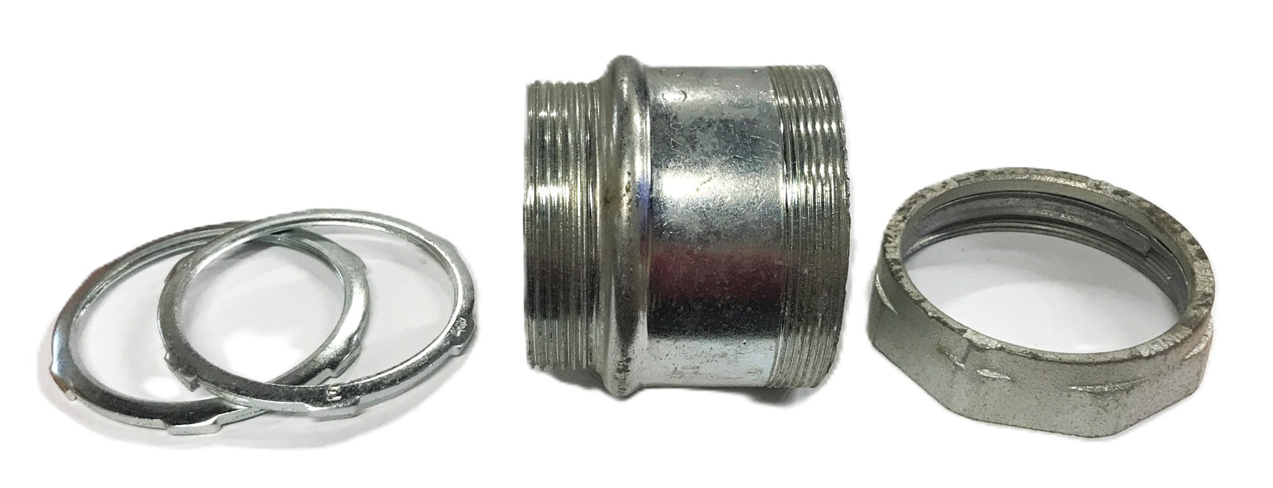 Unbranded 3 inch x 4 inch EMT Compression Fitting [Lot of 2] NOS