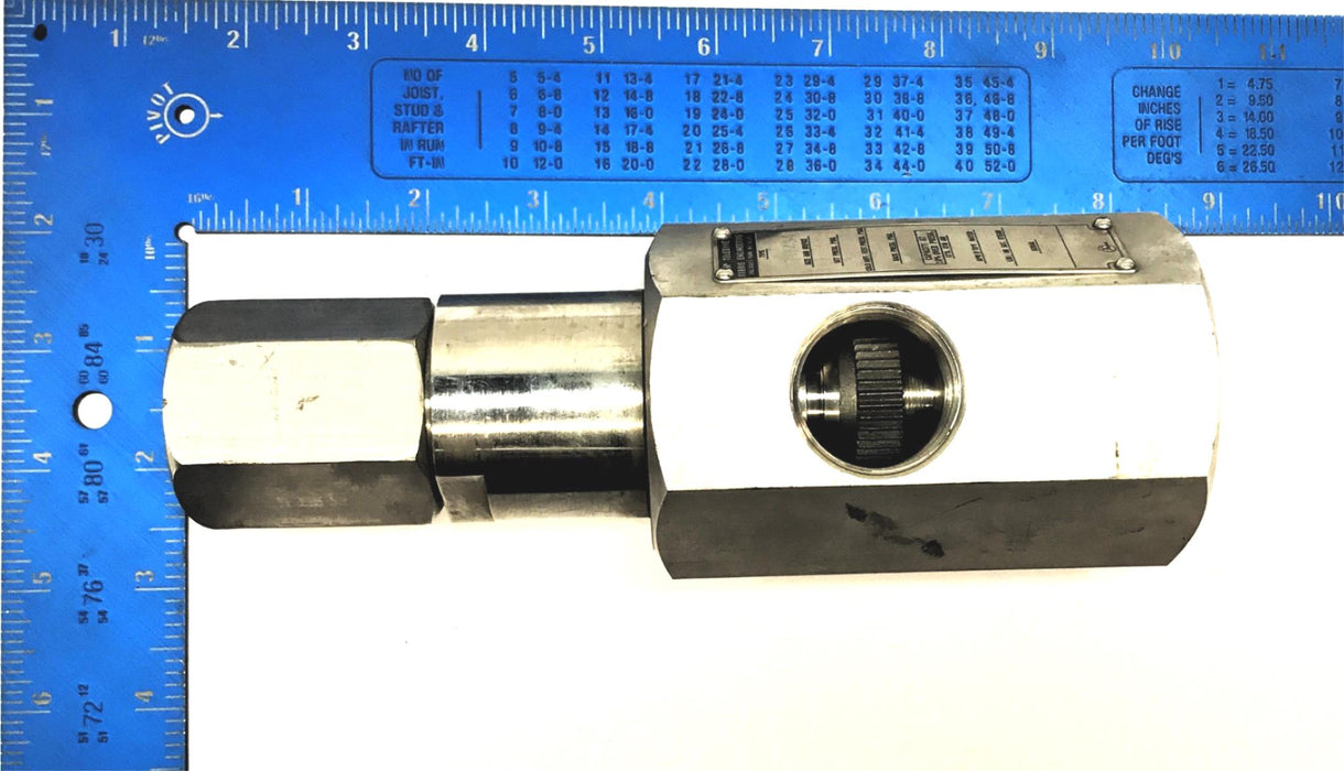 Teledyne Relief Valve 2745/S4 USED