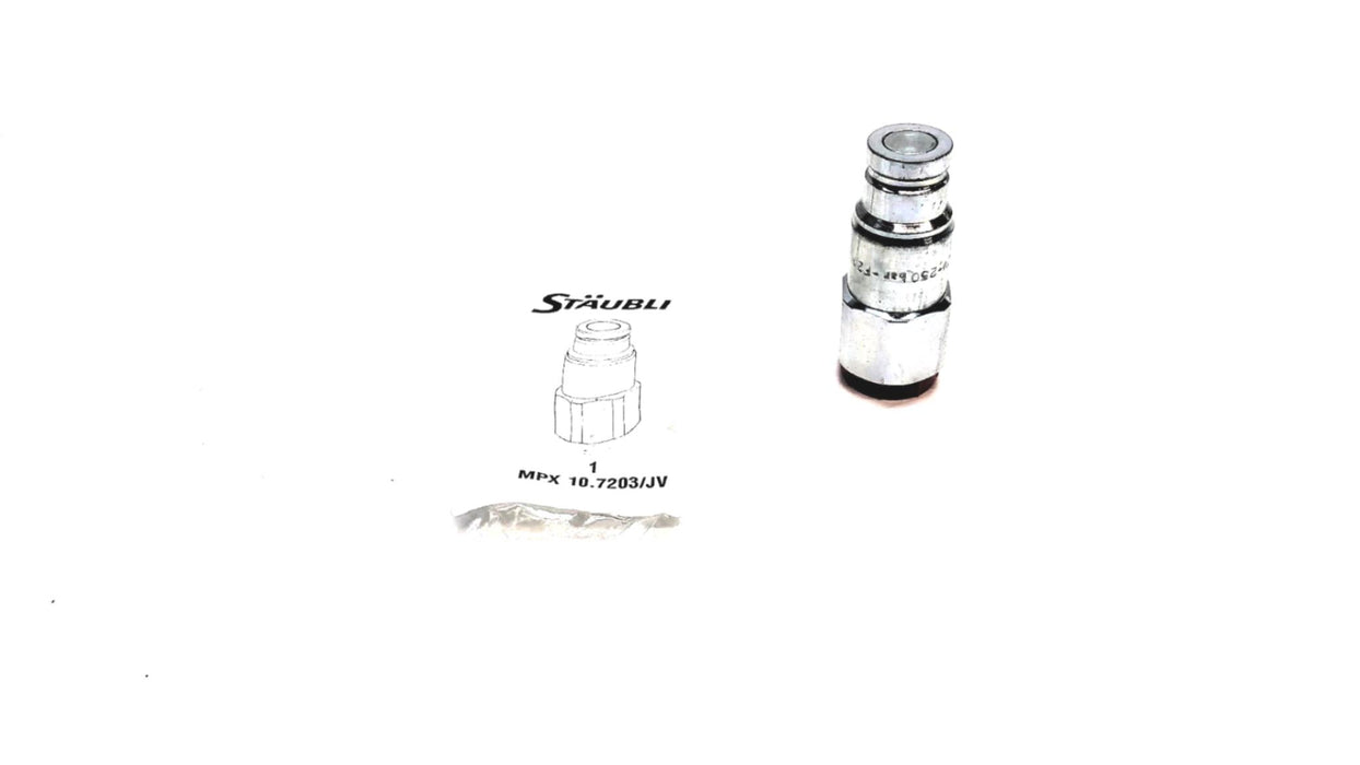 Staubli Pressure Hydraulic Socket MPX10.7203/JV (MPX10/JV-250) NOS