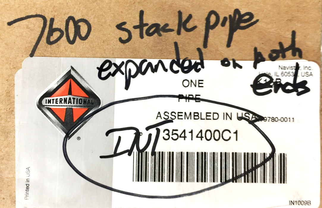 International Tailpipe 3541400C1 NOS