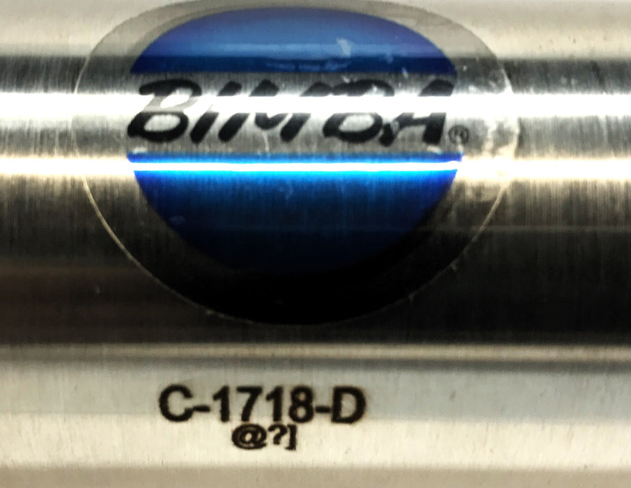 Bimba Pneumatic Cylinder C-1718-D NOS