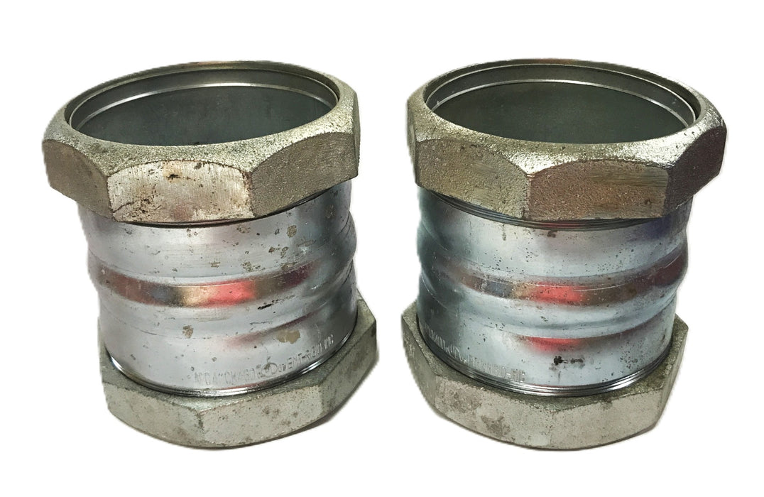 AFC 4 inch x 5-1/2 inch EMT Compression Fitting CK400 [Lot of 2] NOS