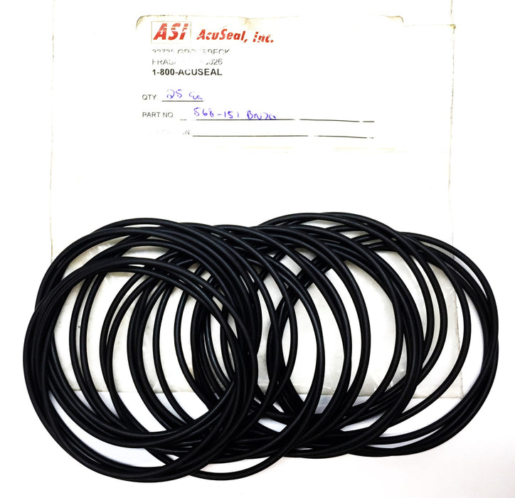 Asi Accuseal Buna N Oil Seal Pack (25pcs) 568-151 NOS