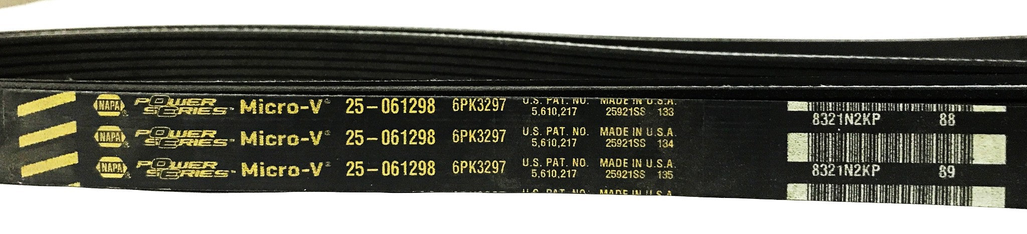 NAPA Gates Micro-V Serpentine Belt 061298 NOS