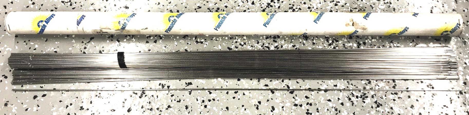 Pinnacle Alloys 9 LBS of 3/32" Diameter x 36" OAL Welding Filler Rod ER309L NOS