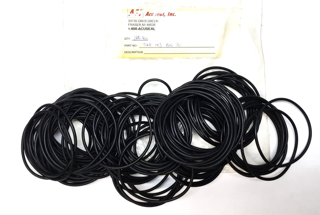 Asi Accuseal Buna70 N Oil Seal Pack (100pcs) 568-143 NOS