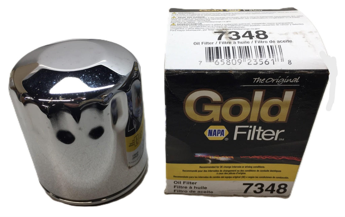 Napa Gold Chrome Oil Filter 7348 NOS