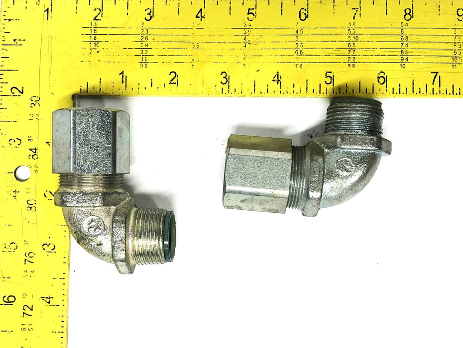 Thomas & Betts 3/4IN90 DEG  Liquid Tight Insulated Connector 6013 [Lot of 13]NOS