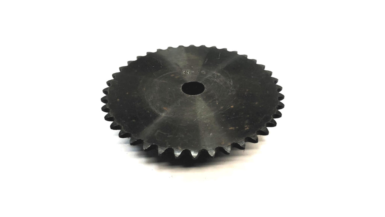 Unbranded 5/8" Bore Roller Chain Sprocket 35-40 USED