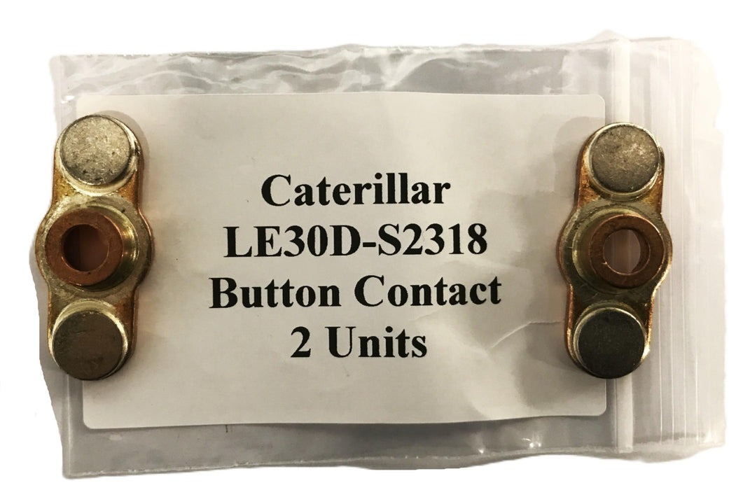 Unbranded Caterpillar Copper Silver Button Contact LE30D-S2318 [Lot of 2] NOS