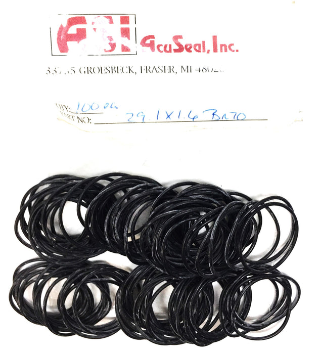 Asi Accuseal O-Ring Pack (100pcs) 29.1 x 1.6 NOS