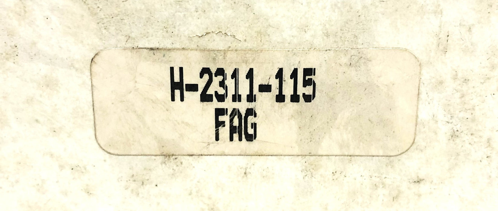 FAG Bearing Adapter Sleeve H2311.115 NOS