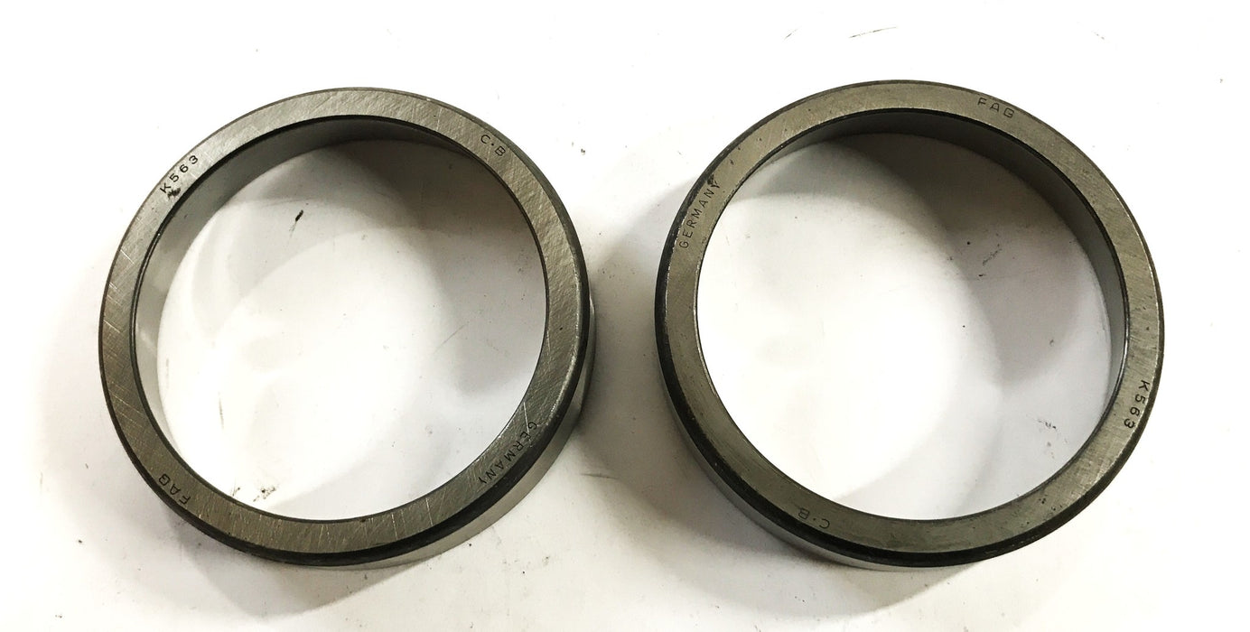 FAG Tapered Roller Bearing Cup K563 [Lot of 2] NOS