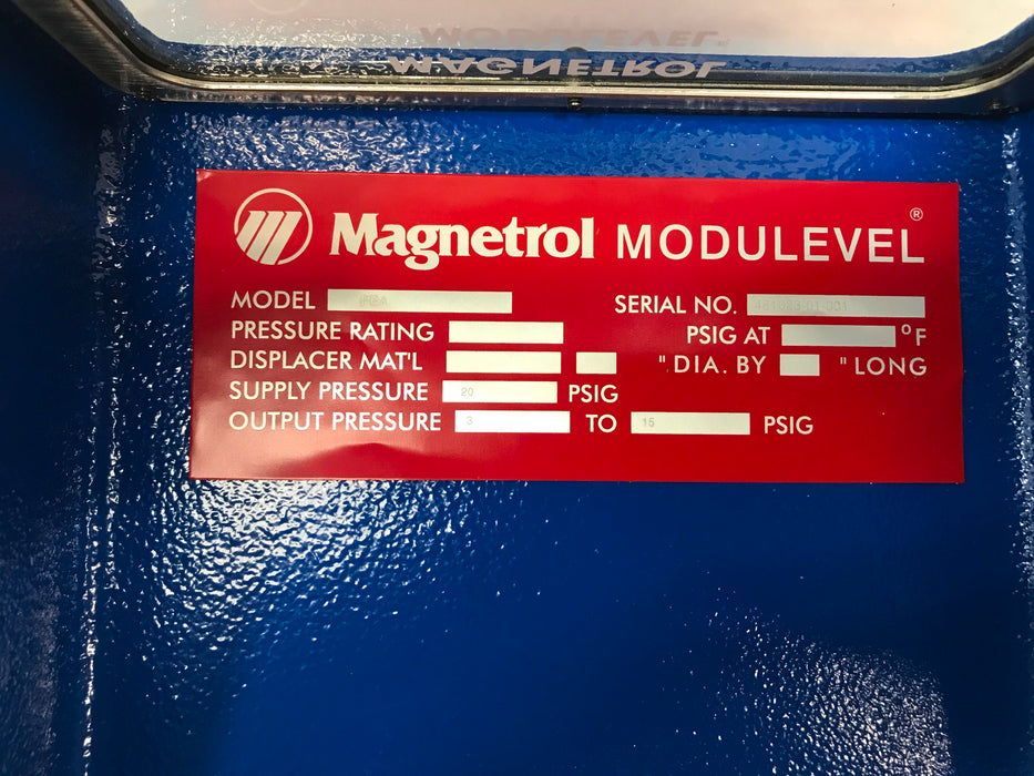Magnetrol Modulevel Liquid Level Sensor PBA NOS