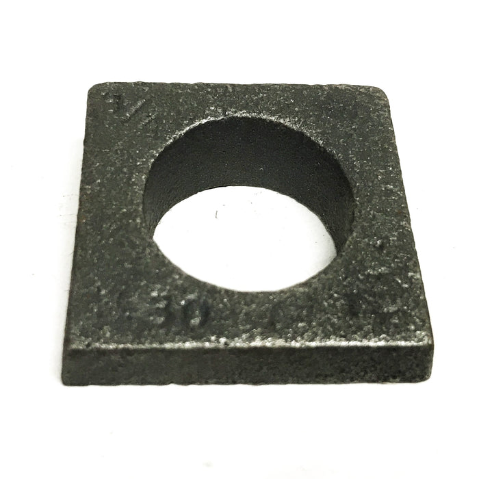 Unbranded 3/4 inch Black Malleable Steel Wedge Washers [Lot of 22] NOS