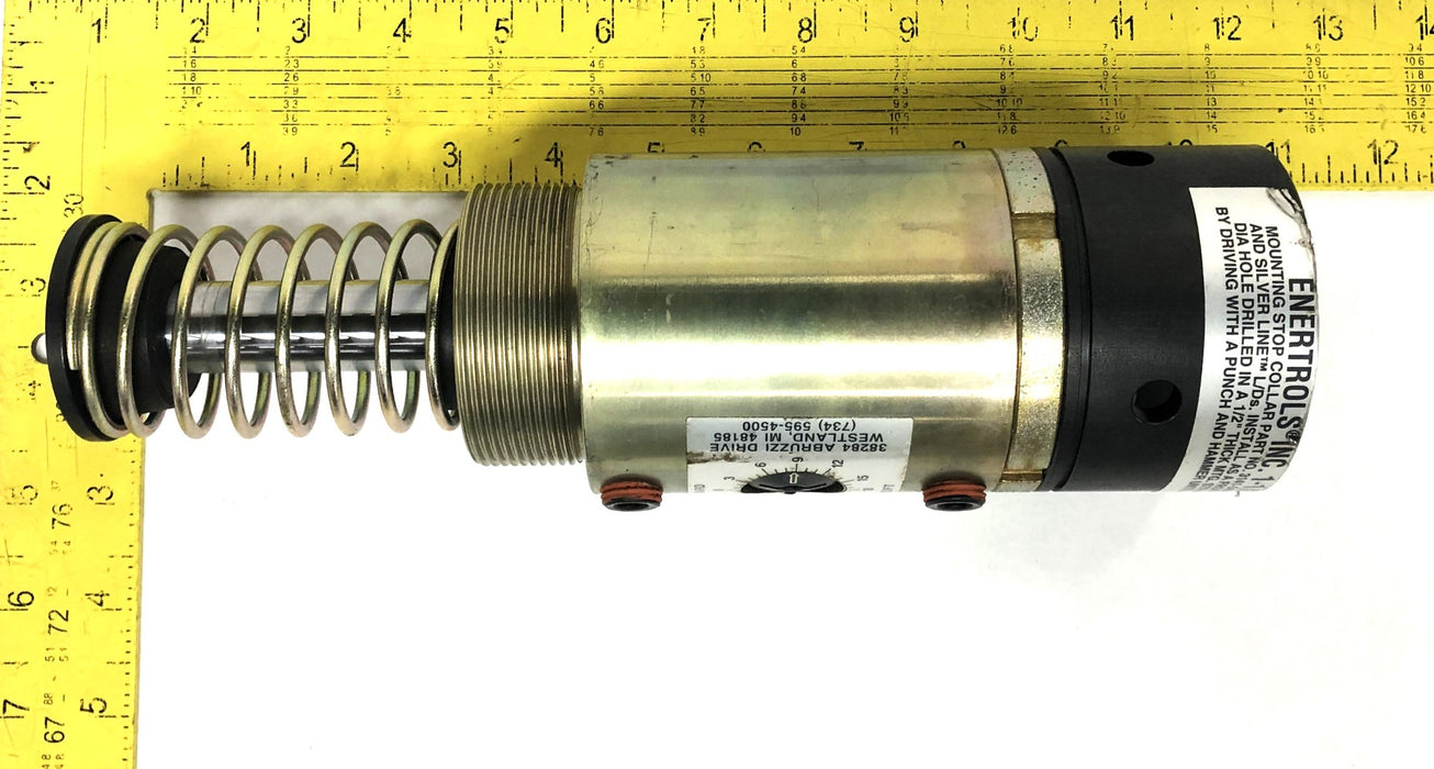 Enertrols Industrial Shock Absorber W/ Mounting Collar SALD11/8X2P (384271) NOS