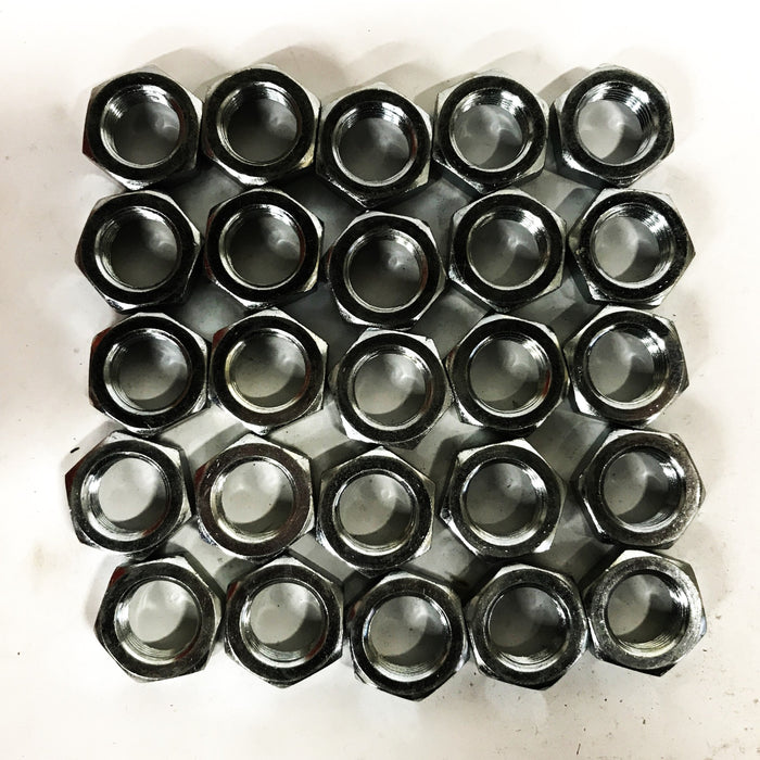 Unbranded 3/4-16 Fine Thread Hex Jam Nuts [Lot of 25] NOS