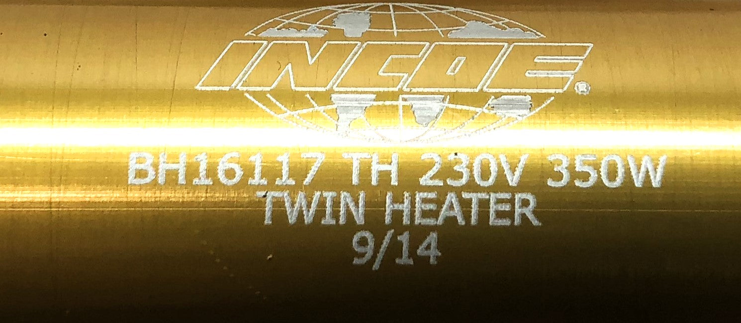 Incoe 230V 350W Twin Heater BH16117 (BH16117 TH) NOS