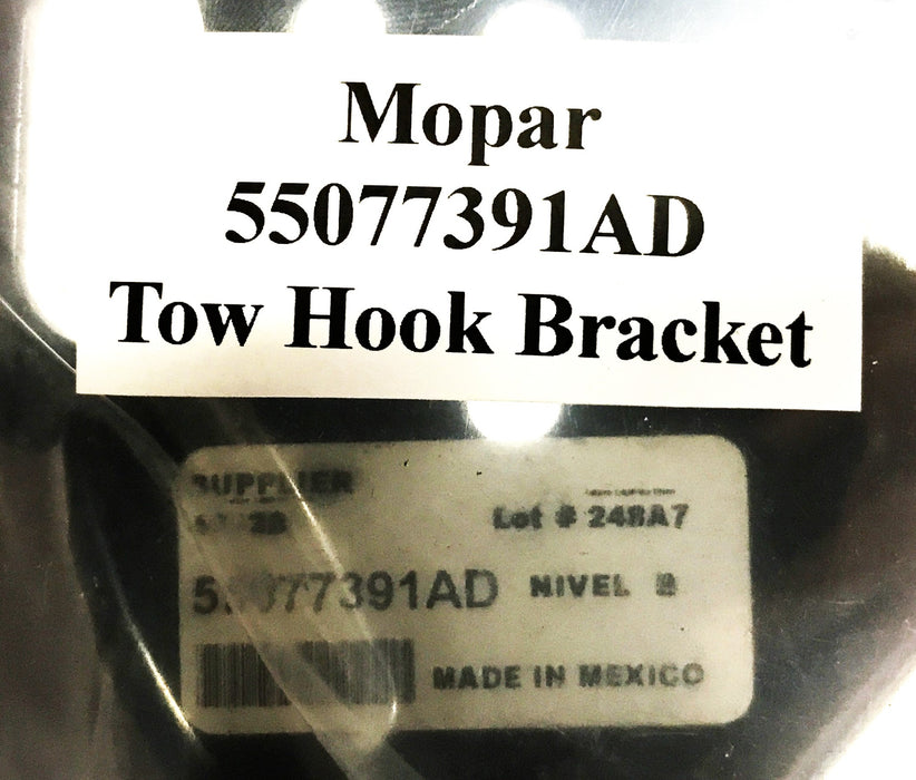 Mopar Dodge Ram Tow Hook Bracket Left 55077391AD NOS