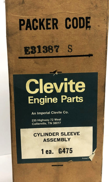 Clevite Cylinder Sleeve Assembly G475 NOS