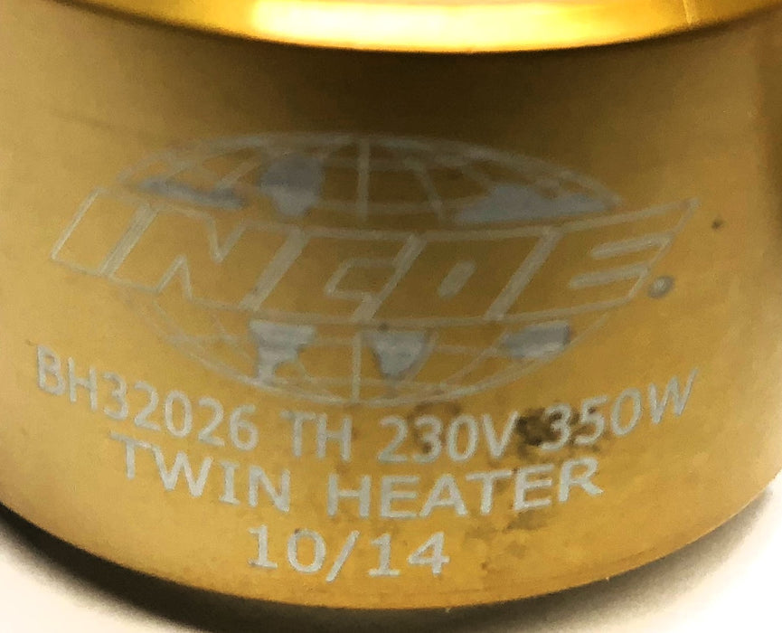 Incoe 230V 350W Twin Heater BH32026 (BH32026 TH) NOS