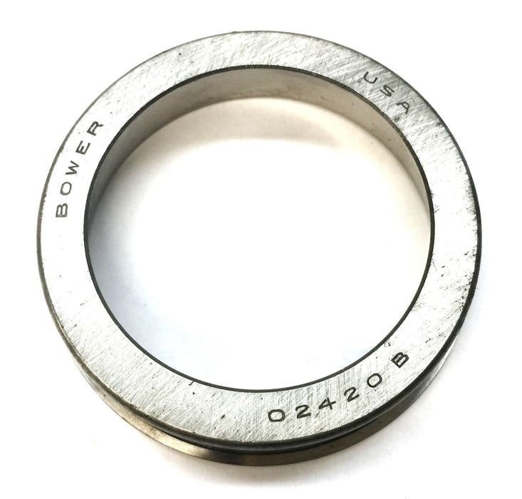 Bower Tapered Roller Flanged Bearing Cup 02420-B NOS