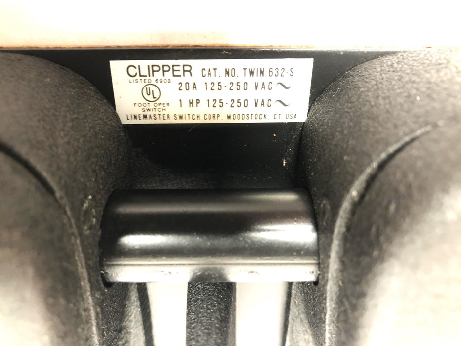 Linemaster Clipper Twin Foot Switch Missing Cable 632-S NOS