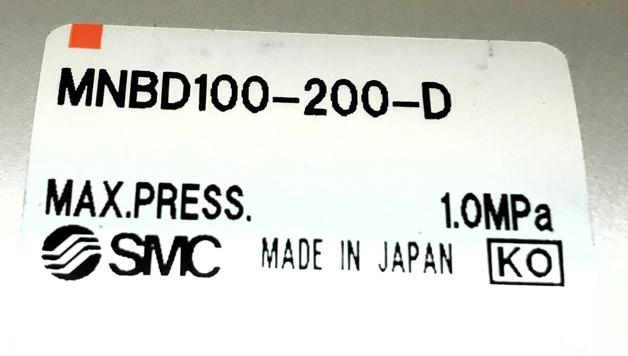 SMC Pneumatic Cylinder MNBD100-200-D NOS