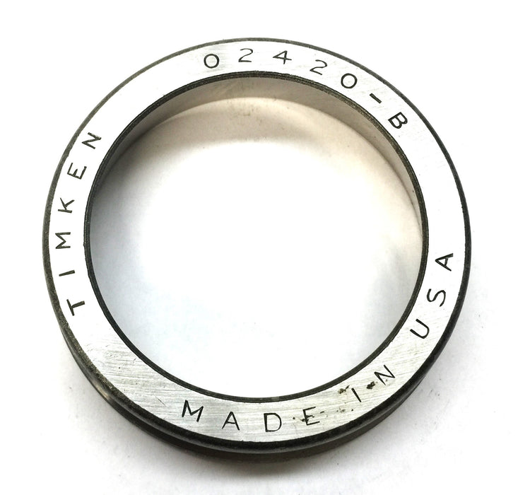 Timken Tapered Roller Flanged Bearing Cup 02420-B NOS