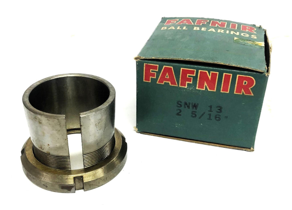 Fafnir Bearing Adapter Sleeve No Lockwasher SNW13-2 5/16 NOS