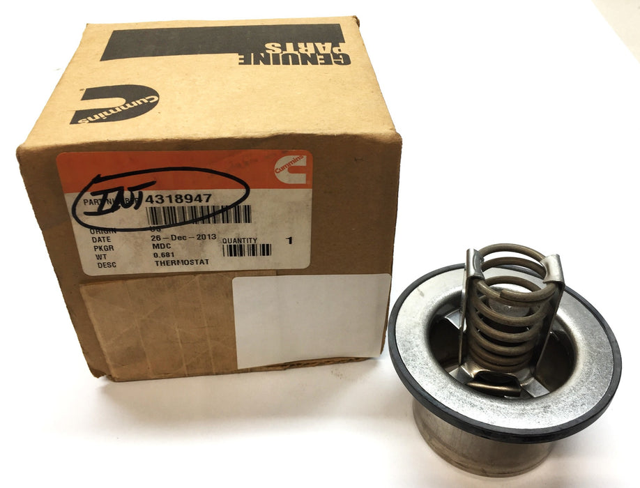Cummins Thermostat 4318947 (4R349 180) NOS