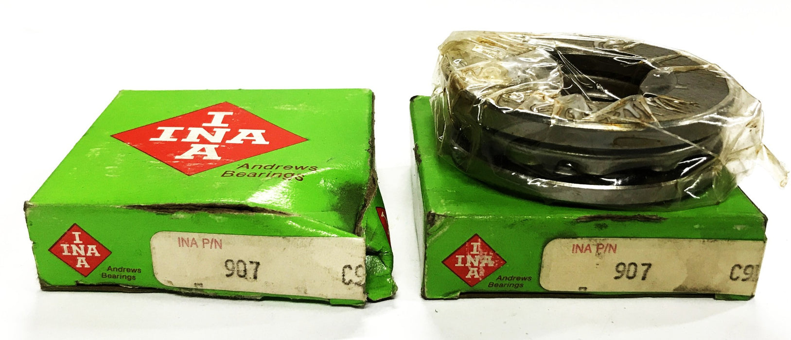INA 70mm Thrust Ball Bearing 907 [Lot of 2] NOS