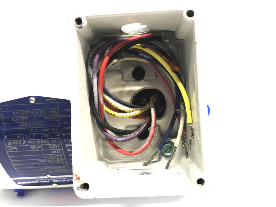 Baldor-Reliance Electric Washdown Duty Motor VWDM3546T (35S606P439G1) USED